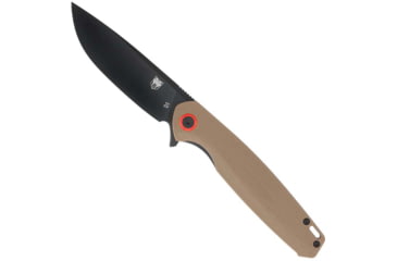 Image of Cobratec Knives Cobratec Rath 3.5 Folder Brown D2 Black Blade