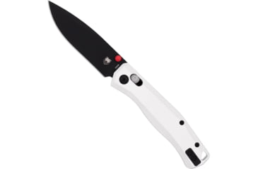 Image of CobraTec Knives Regent Folding Knife, 3.25 in Blade, Carbon Steel, White, CTRGTSIL