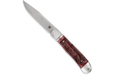 Image of CobraTec Knives CTTHRRED Trapper Hidden Release 3.12 OTF Drop Point Plain Satin