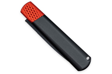 Image of CobraTec Knives Gideon Automatic Folding Knife, 3in, Carbon Steel, Aluminum Black/Red Handle, CTGHRBRB