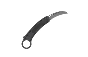 Image of CobraTec Knives Karambit OTF Knife, 2.75in, D2 Stonewash Steel, Right Hand, Black, CTBK-RH