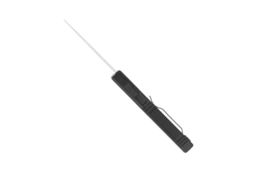 Image of CobraTec Knives Lightweight OTF Automatic Folding Knives, 3.25in, D2 Steel, Drop Non-Serrated, Black Handle, BCTLWDNS