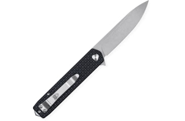 Image of CobraTec Knives Medium Cayden Folding Knives, 3.25in, D2, Stonewashed Plain Drop Point Blade, Black G10 Handle, MCTCAYDENBLKDNS