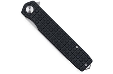 Image of CobraTec Knives Medium Cayden Folding Knives, 3.25in, D2, Stonewashed Plain Drop Point Blade, Black G10 Handle, MCTCAYDENBLKDNS