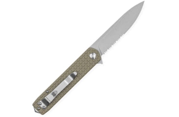 Image of CobraTec Knives Medium Cayden Folding Knives, 3.25in, D2, Stonewashed Plain Drop Point Blade, Tan G10 Handle, MCTCAYDENTANDNS