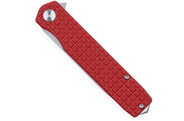 Image of CobraTec Knives Medium Cayden Folding Knives, 3.25in, D2, Stonewashed Serrated Drop Point, Red G10 Handle, MCTCAYDENRDDS