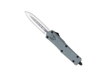 Image of CobraTec Knives FS-3 Medium OTF Automatic Folding Knives, 3in, D2 Steel, Dagger Non-Serrated Blade, Carbon Fiber Handle, MCFFS-3DAGNS
