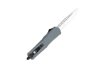 Image of CobraTec Knives FS-3 Medium OTF Automatic Folding Knives, 3in, D2 Steel, Drop Non-Serrated Blade, Carbon Fiber Handle, MCFFS-3DNS