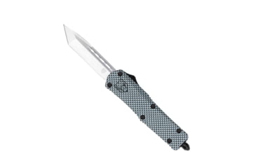 Image of CobraTec Knives FS-3 Medium OTF Automatic Folding Knives, 3in, D2 Steel, Tanto Non-Serrated Blade, Carbon Fiber Handle, MCFFS-3TNS