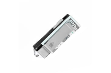 Image of CobraTec Knives Money Clip OTF Automatic Folding Knives, 1.75in, D2 Steel, Drop Non-Serrated, Black, BLKOTFMCDNS