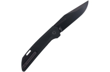 Image of CobraTec Knives Naja 3.50 Folding Plain Black Powder Coated D2 Steel Blade, 4.75 Black G10 Scales Handle, CTNAJBLK
