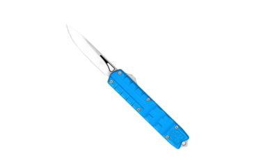 Image of CobraTec Knives Small Enforcer OTF Knife, 2.25in, M390 Drop Non-Serrated, Blue, SCTEBLUM390DNS