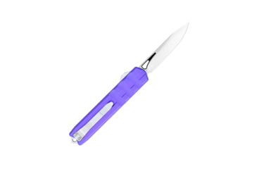 Image of CobraTec Knives Small Enforcer OTF Knife, 2.25in, M390 Drop Non-Serrated, Purple, SCTEPURM390DNS