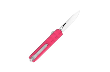 Image of CobraTec Knives Small Enforcer OTF Knife, 2.25in, M390 Drop Non-Serrated, Red, SCTERDM390DNS