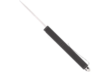 Image of CobraTec Knives Small Sidwinder OTF Knife, 2.5in, D2 Steel, Wharncliffe Plain, Black Aluminum Handle, SBSWWNS