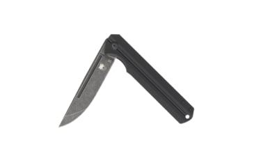 Image of CobraTec Knives Streamline Folding Knive, 3.5in, D2 Stonewash, G-10, Black, CTBLKG10SL