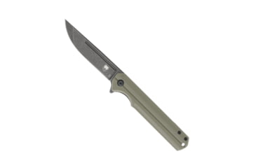 Image of CobraTec Knives Streamline Folding Knive, 3.5in, D2 Stonewash, G-10, Od Green, CTODGG10SL