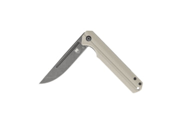 Image of CobraTec Knives Streamline Folding Knive, 3.5in, D2 Stonewash, G-10, Tan, CTTANG10SL