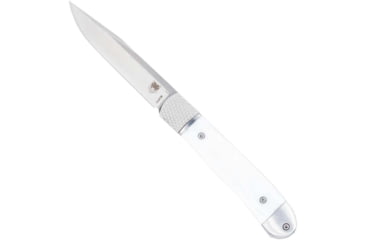 Image of COBRATEC KNIVES TRAPPER HIDDEN REL WHITE ABALONE 154CM, CTTHRWTABA154CM