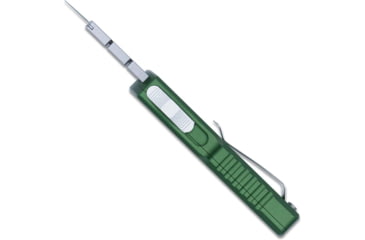 Image of CobraTec Knives Utility OTF Plain Aluminum Blade, 3.38 OD Green Aluminum Handle, CTOTFUTODG