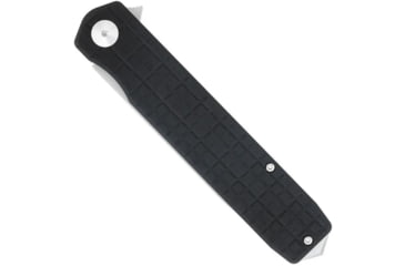 Image of CobraTec Knives Medium Kuzio Assisted Opening Folding Knife, 3.25 in, D2 Steel, Drop Point, G-10, Black Handle, MCTKUZIOBLKDNS