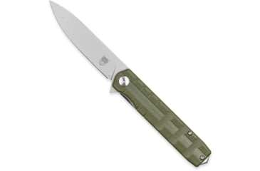 Image of CobraTec Medium Kuzio Drop Folder Assisted Opening Folding Knife, OD Green, 1410122