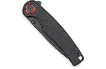 Image of CobraTec Knives Samson Folding Knife, 3.25 in, D2 Steel, Clip Point, Micarta, Black Handle, CTSAMSONBLK, 1410160