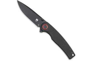 Image of CobraTec Knives Samson Folding Knife, 3.25 in, D2 Steel, Clip Point, Micarta, Black Handle, CTSAMSONBLK, 1410160