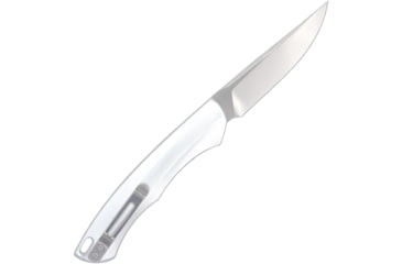 Image of CobraTec Knives Savage Hidden Release Folding Knife, 3.25 in, M390, Drop Point, Aluminum, Silver, CTSAVDNSM390
