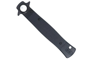 Image of CobraTec Knives Stiletto Button Lock Folding Knife, 4 in, VG10 Steel, Spear Point Blade, G-10, Black Handle, CTSTLBLG1OBLKBLK