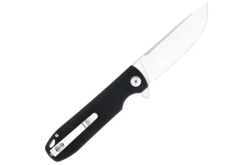 Image of CobraTec Knives Tank Folder Folding Knife, 3.5 in, D2 Steel, Drop Point Blade, G-10, Black Handle, CTTANKBLK, 1410177