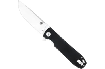 Image of CobraTec Knives Tank Folder Folding Knife, 3.5 in, D2 Steel, Drop Point Blade, G-10, Black Handle, CTTANKBLK, 1410177