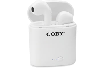Image of Coby 510 True Wireless Earbuds, White, COBY-CETW510WHT