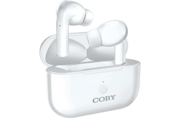 Image of Coby 516 True Wireless Earbuds, White, COBY-CETW516WHT