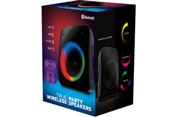 Image of Coby True Wireless Bluetooth Party Speaker, Single, Black, COBY-CPA540BK