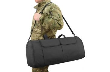 Image of Mercury Tactical Garment Duffle Bag, Black, 25inx12inx11in, MRC9955-BK