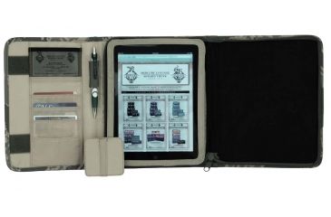 Image of Mercury Tactical Ipadfolio, Air Force Digital Camouflage, 10 1/2in.x8 3/4in.x1 1/2in. 9926-AFABU