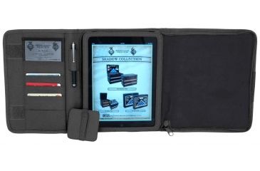 Image of Mercury Tactical Ipadfolio, Black, 10 1/2in.x8 3/4in.x1 1/2in. 9926-BK