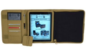 Image of Mercury Tactical Ipadfolio, Coyote, 10 1/2in.x8 3/4in.x1 1/2in. 9926-CY
