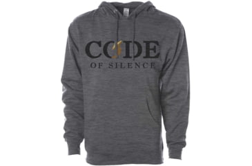 Image of Code of Silence Dialed-In Lyfestyle Hoodie - Mens, Chark, Medium, 123001003