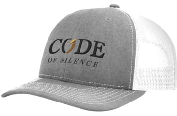 Image of Code of Silence Dialed-In Range Cap - Mens, Grey/White, 125003001