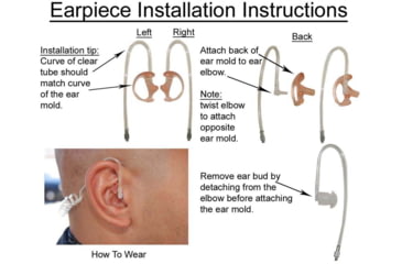 Image of Code Red Semi-custom Earmold - Left And Right, Clear - CRD23221