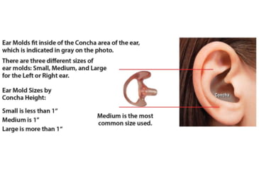 Image of Code Red Semi-custom Earmold - Left And Right, Clear - CRD23221