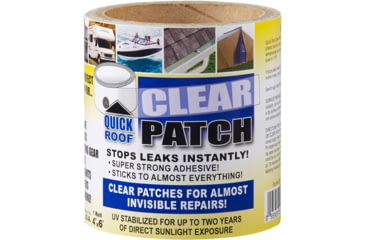 Image of Cofair Products Quick Roof Clear Patch, 4in x 6in, QRCP46
