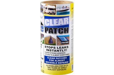 Image of Cofair Products Quick Roof Clear Patch 8in x 6, 8in x 6in, QRCP86