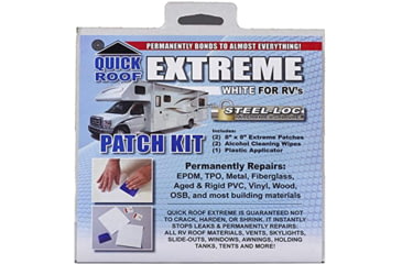 Image of Cofair Products Quick Roof Extreme Patch Kit With Applicator 8in x 8, 8in x 8in, 2 Pack, UBE88
