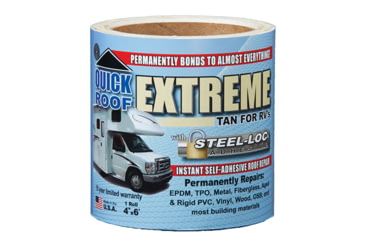 Image of Cofair Products Quick Roof Extreme With Steel-Loc Adhesive - 4in x 6', Tan, T-UBE406