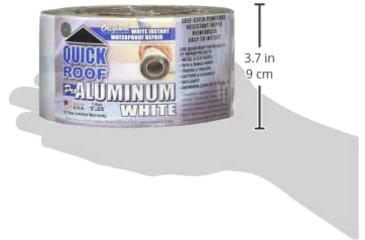 Image of Cofair Products Quick Roof Pro Aluminum Surface Tape 3in x 25, White, 3in x 25ft, WQR325
