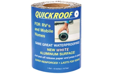 Image of Cofair Products Quick Roof Pro Aluminum Surface Tape 6in x 33.5, White, WQR6