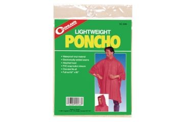 Image of Coghlans Lightweight Poncho Orange 9267